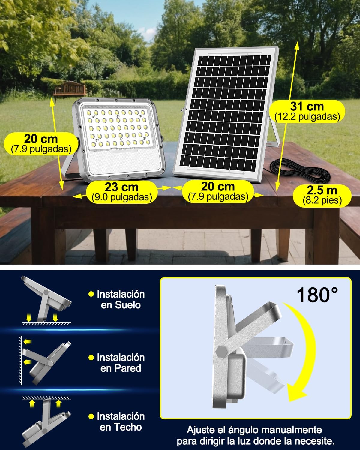 ENGREPO Solar Light Outdoor
