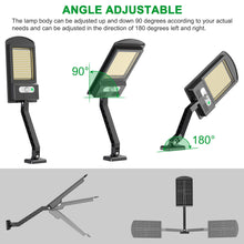 Load image into Gallery viewer, ENGREPO Solar Lights Outdoor, 1000LM 168 LEDs Solar Powered Motion Sensor Light, Security Waterproof Solar Flood Light for Deck, Fence, Patio, Front Door, Gutter, Yard, Shed, Path, Garden. 4 Pack