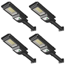 Load image into Gallery viewer, ENGREPO Solar Lights Outdoor, 1000LM 156 LEDs Solar Powered Motion Sensor Light, Security Wireless Waterproof Solar Flood Light for Yard, Fence, Garden, Patio, Front Door, Shed, Deck, Path. 4 Pack