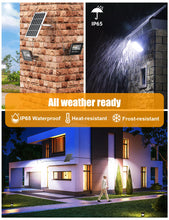 Load image into Gallery viewer, ENGREPO Solar Flood Light Outdoor Auto On/Off Dusk to Dawn with Remote Control 1000LM Dual 6000K Bright White Floodlights