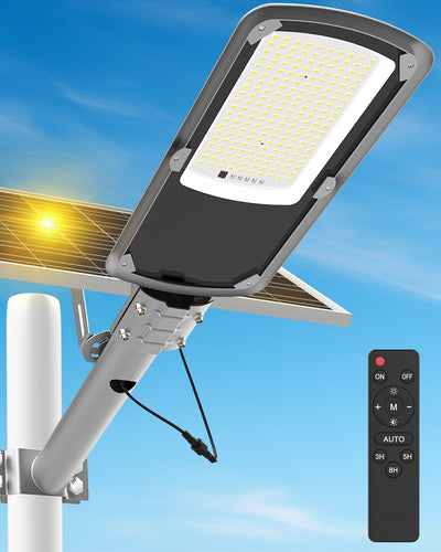 ENGREPO Solar Street Lights Outdoor