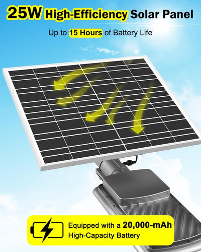ENGREPO Solar Street Lights Outdoor