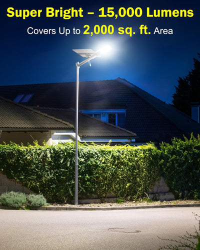 ENGREPO Solar Street Lights Outdoor