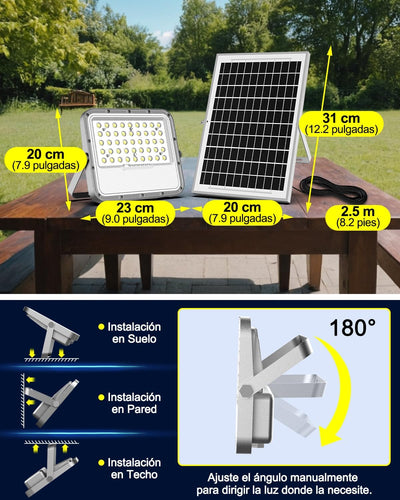 ENGREPO Solar Flood Lights Outdoor