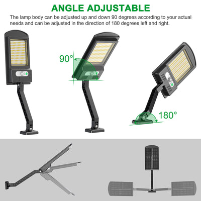 ENGREPO Solar Lights Outdoor, 1000LM 168 LEDs