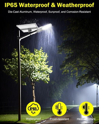 ENGREPO Solar Street Lights Outdoor