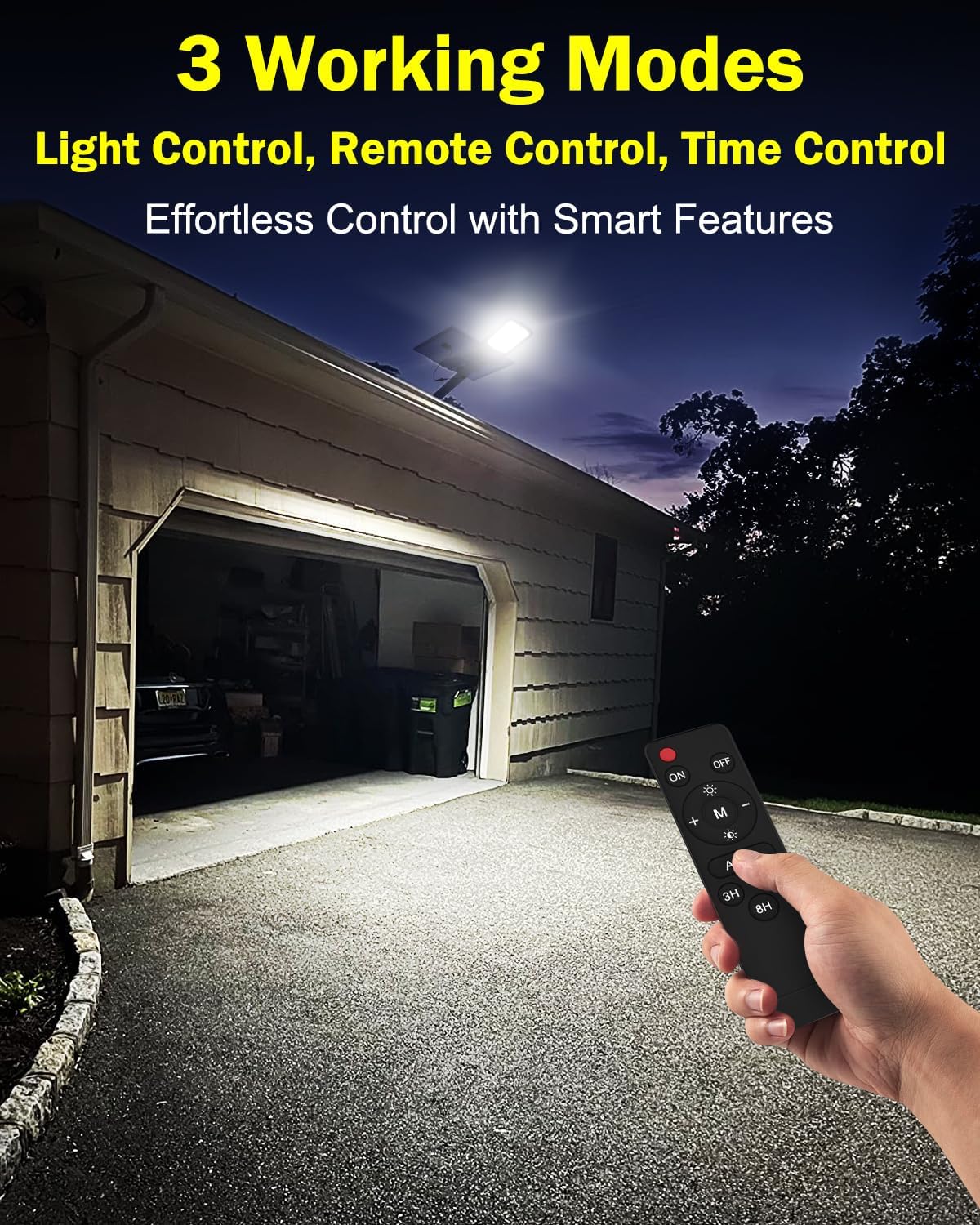 ENGREPO Solar Street Lights Outdoor