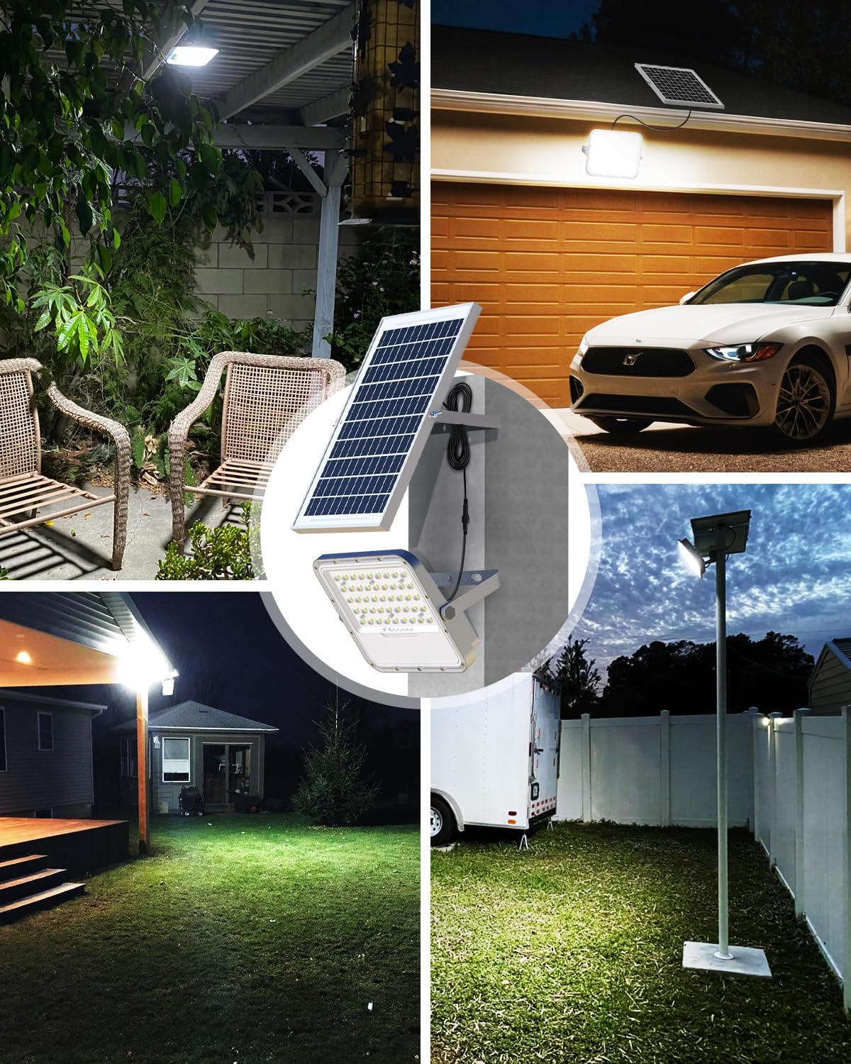 ENGREPO Solar Flood Lights Outdoor