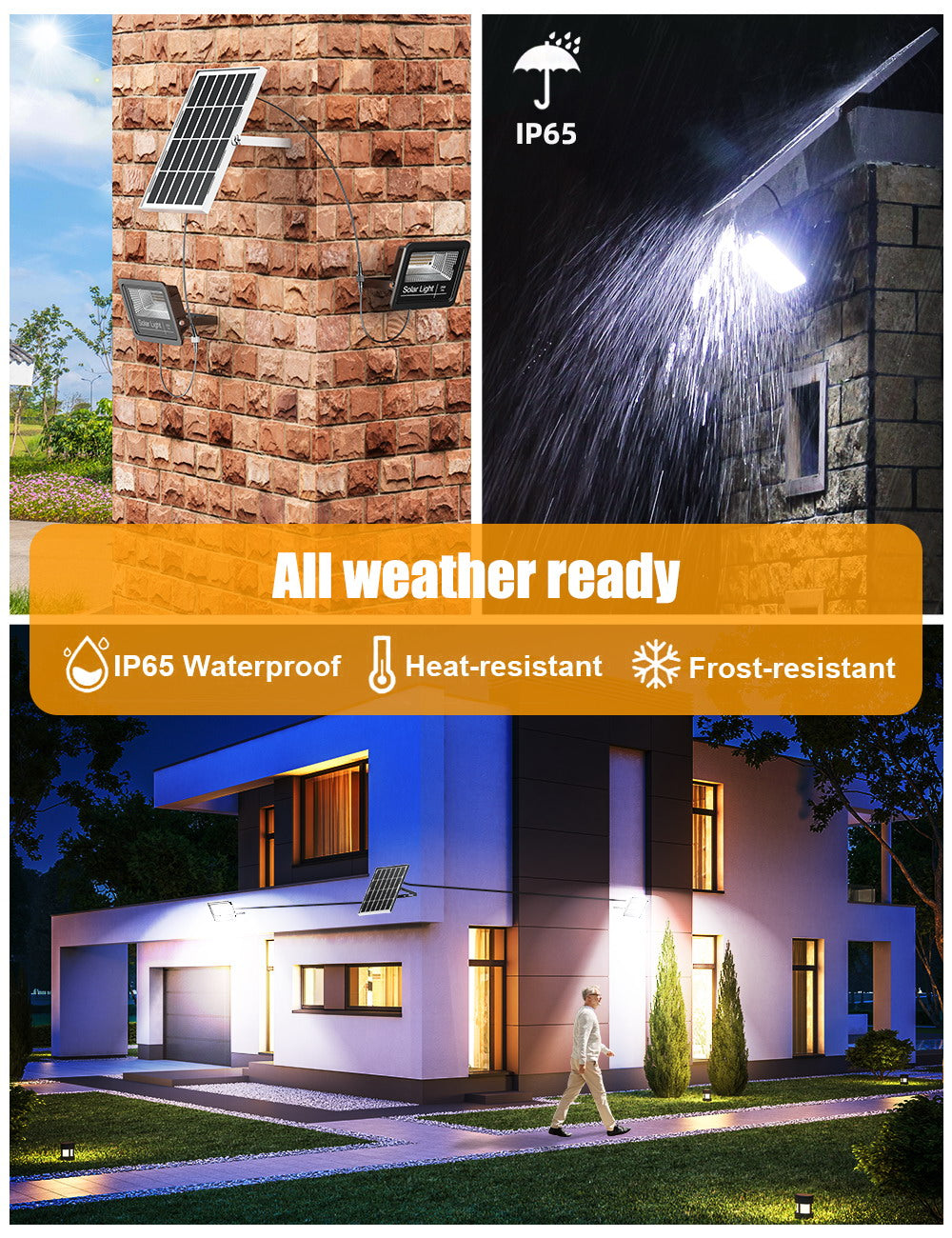 ENGREPO Solar Flood Light